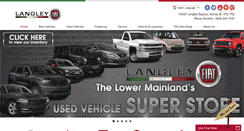 Desktop Screenshot of langleyfiat.com